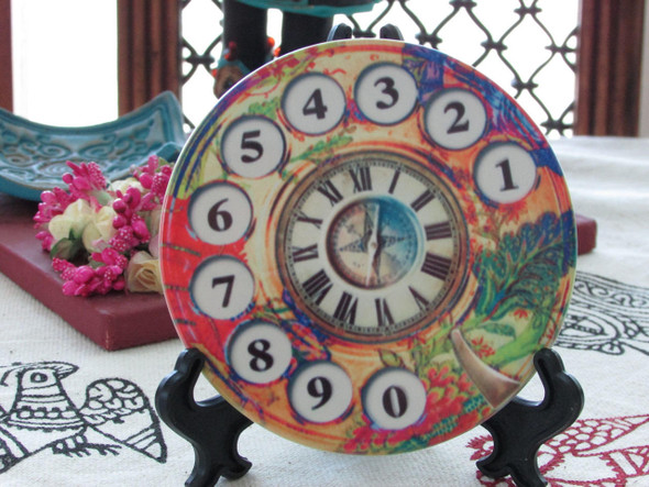 Call Me Ceramic Tea | Luxury Heritage Gift & Cultural Souvenir - Luxury Handcrafted Art Craftihouse Dubai