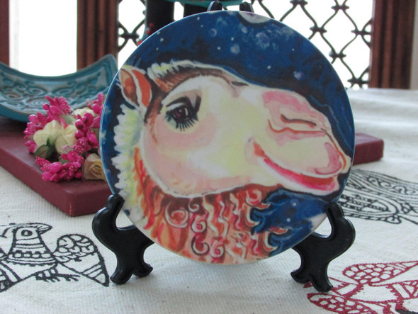 Funny Camel Tea Coaster | Sophisticated Boutique Accessory | Crafted In Dubai - Luxury Handcrafted Art Craftihouse Dubai