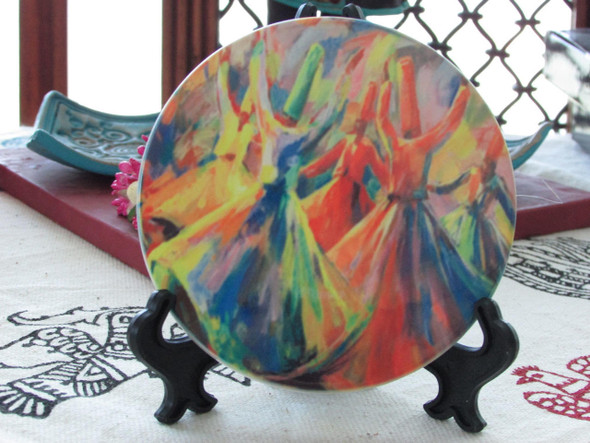 Luxury Uae Handcrafted Rumi Dance Ceramic Premium Design Showcase