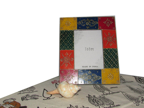Luxury Premium Hand-Painted Wooden Artisan Frame – Eclectic Home Decor Premium Design Showcase