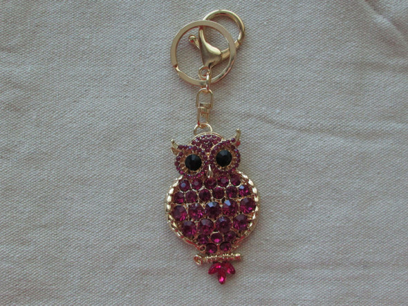 Luxury Uae Red Owl Key Chain Premium Design Showcase