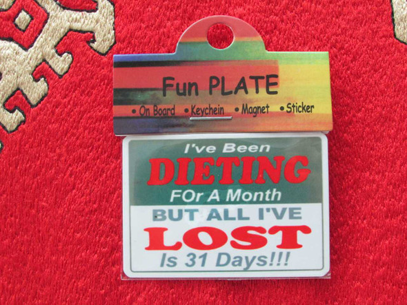 Magnet I've Been Dieting For A | Premium Ceramic Keepsake | Iconic Dubai Souvenir - Luxury Handcrafted Art Craftihouse Dubai