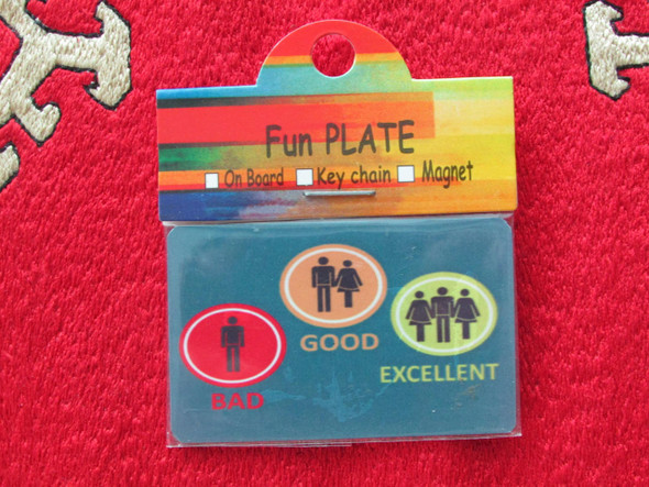 Fridge Bad Good Excellent | Authentic Tile Pattern Magnet | Unique Travel Souvenir - Luxury Handcrafted Art Craftihouse Dubai