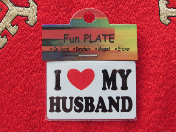 Fridge I Love My Husband | Boutique Heritage Magnet | Traditional Arabic Design - Luxury Handcrafted Art Craftihouse Dubai