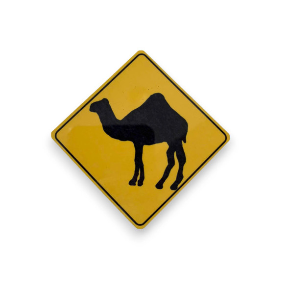 Camel Sign Fridge Desert Camel Camel | Boutique Heritage Magnet | Traditional Arabic Design - Luxury Handcrafted Art Craftihouse Dubai