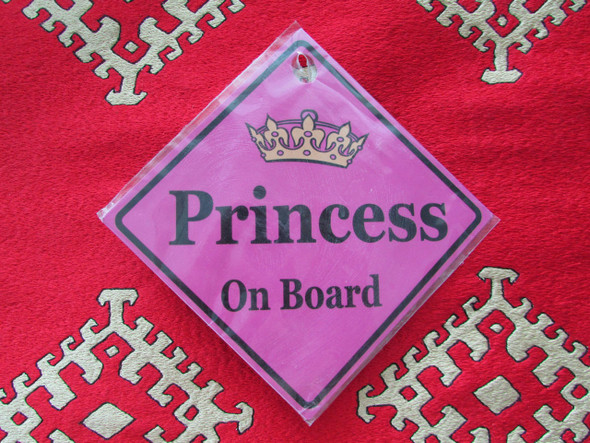 Metal Tag Princess On Board | High-end Boutique Souvenir | Crafted In Dubai - Luxury Handcrafted Art Craftihouse Dubai