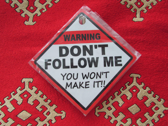 Metal Magnet Do Not Follow Me | Premium Ceramic Keepsake | Iconic Dubai Souvenir - Luxury Handcrafted Art Craftihouse Dubai
