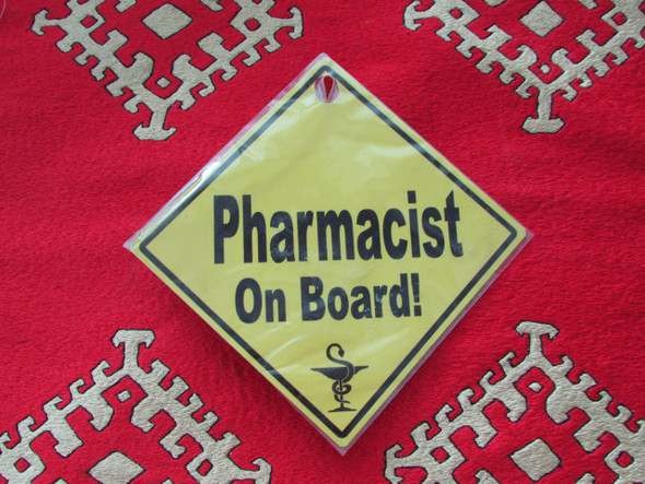 Metal Magnet (11x11 Cm) Pharmacist On | Handcrafted Ceramic Memento | Traditional Home Decor - Luxury Handcrafted Art Craftihouse Dubai