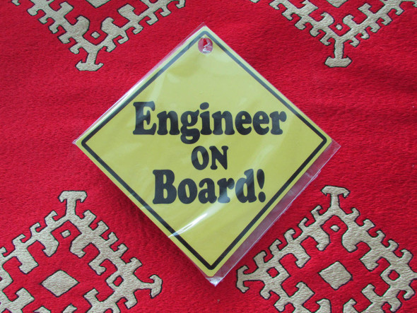Metal (11x11 Cm) Engineer On Board | Authentic Tile Pattern Magnet | Unique Travel Souvenir - Luxury Handcrafted Art Craftihouse Dubai
