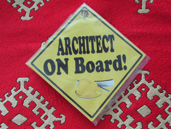 Metal Magnet (11x11 Cm) Architect On | Premium Ceramic Keepsake | Iconic Dubai Souvenir - Luxury Handcrafted Art Craftihouse Dubai