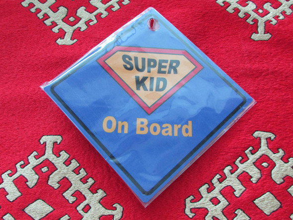 Metal (11x11 Cm) Super Kid On | Artisan Printed Fridge Magnet | Cultural Heritage Art - Luxury Handcrafted Art Craftihouse Dubai