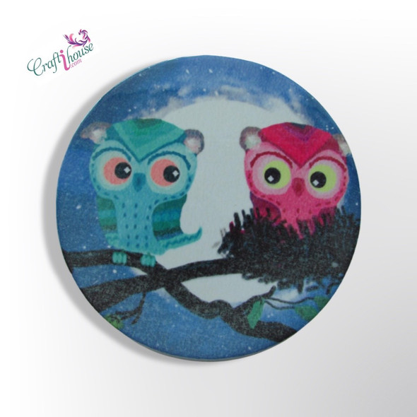 Owls Pattern Mug/cup Coaster | Luxury Heritage Gift & Cultural Souvenir - Luxury Handcrafted Art Craftihouse Dubai