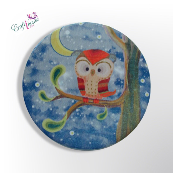 Handcrafted Night Owl Mug/cup Coaster Luxury – Craftihouse Luxury - Authentic Luxury Craftsmanship