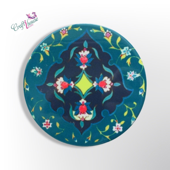 Luxury Uae Ceramic Tea Coaster Green Premium Design Showcase