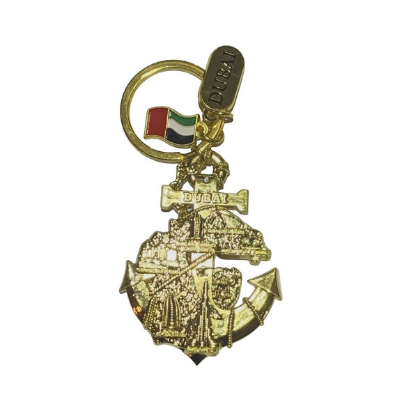 Anchor Shape Golden Color Key | Sophisticated Boutique Accessory | Crafted In Dubai - Luxury Handcrafted Art Craftihouse Dubai