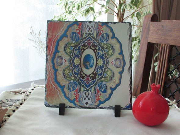 Luxury Artisan Handcrafted Tazhib printed on Premium Design Showcase