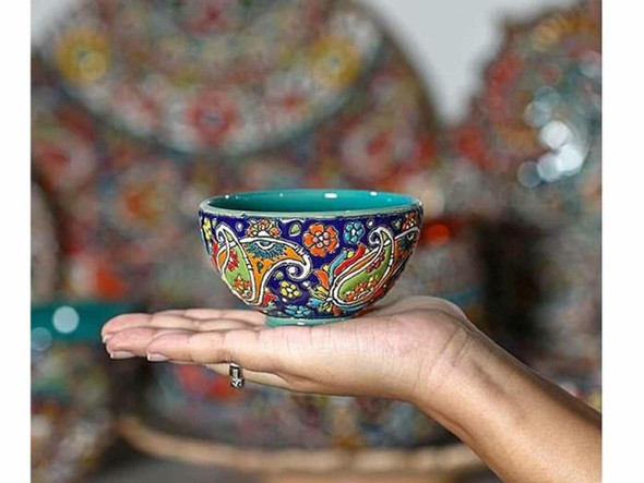 Handcrafted Handcrafted hand painted Ceramic Bowl Lifestyle Visual