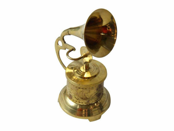 brass gramophone