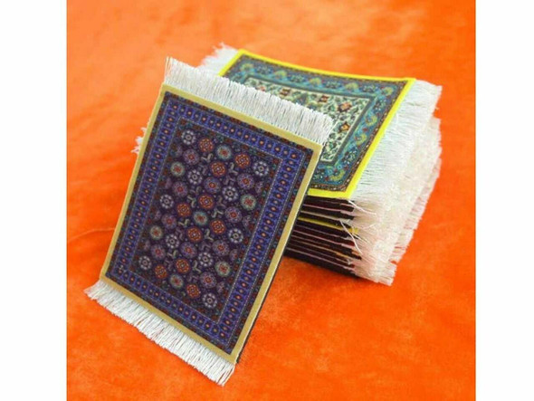 Carpet Tea Coasters Set | Sophisticated Boutique Accessory | Crafted In Dubai - Luxury Handcrafted Art Craftihouse Dubai