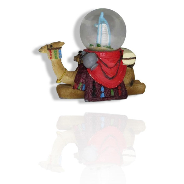 Luxury Sitting Camel Snow Globe Premium Design Showcase