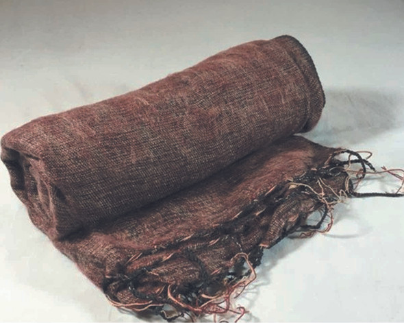 Handcrafted Nepalese Hand-Loomed Yak Wool Shawl/Throw – Chocolate Brown, Tan & Black | Soft, Warm & Ethical Wool Wrap Lifestyle Visual