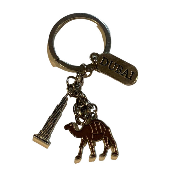 Dubai key ring , silver Color Key chain