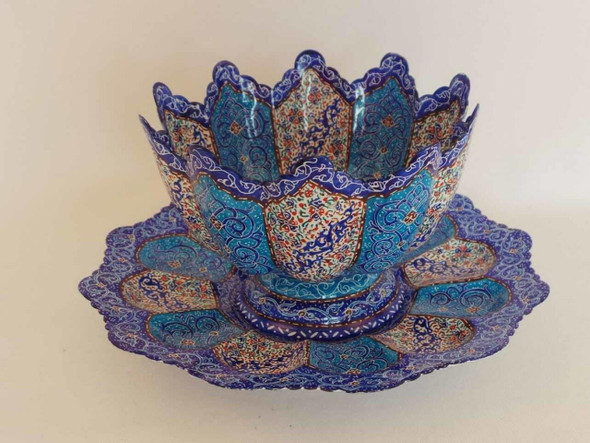 Exclusive Enamel On Copper Candy/Nuts Fine Craftsmanship Detail