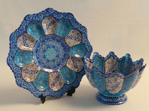 Exclusive Enamel On Copper Candy/Nuts Fine Craftsmanship Detail