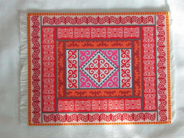 Luxury traditional oriental rug mouse pad.Oriental Mouse pad , Red pattern mouse pad Premium Design Showcase