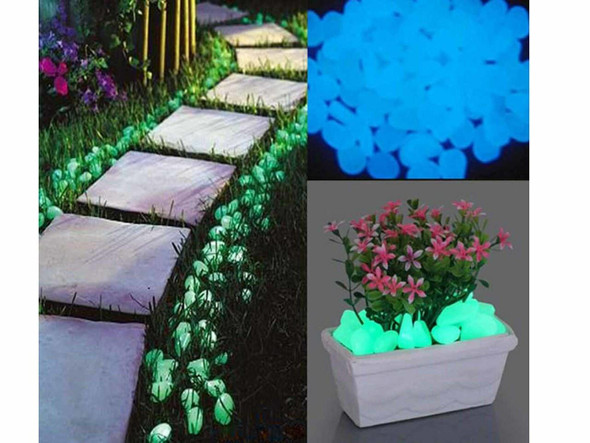 50pcs Glowing Artificial Pebbles High Quality Performance View