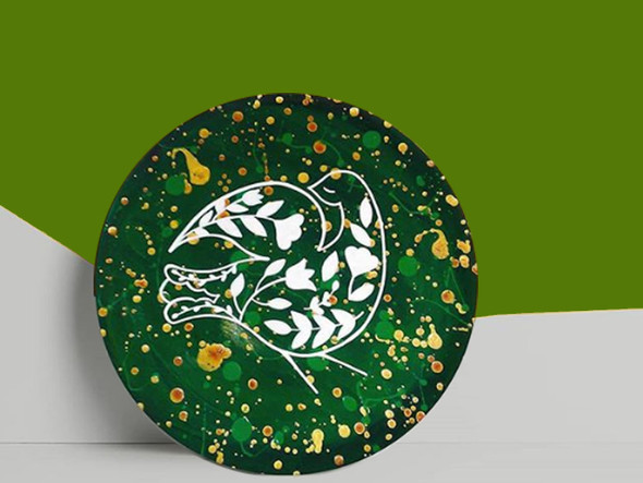 Handcrafted Birds On Leave Tea – Craftihouse Luxury - Authentic Luxury Craftsmanship