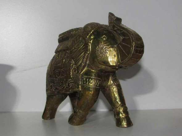 Exclusive Stunning Brass Elephant Fine Craftsmanship Detail