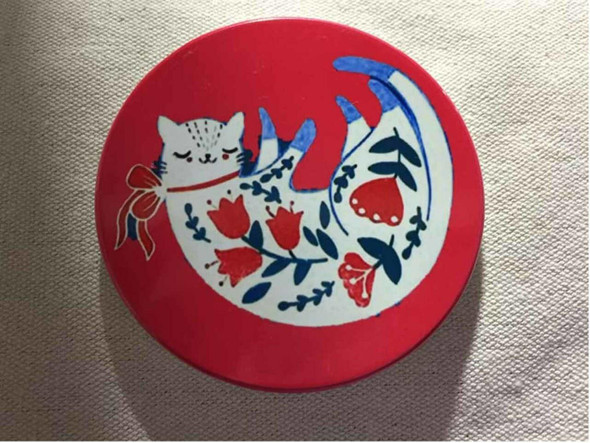 Handcrafted Kitty Tea Coaster Ceramic – Craftihouse Luxury - Authentic Luxury Craftsmanship