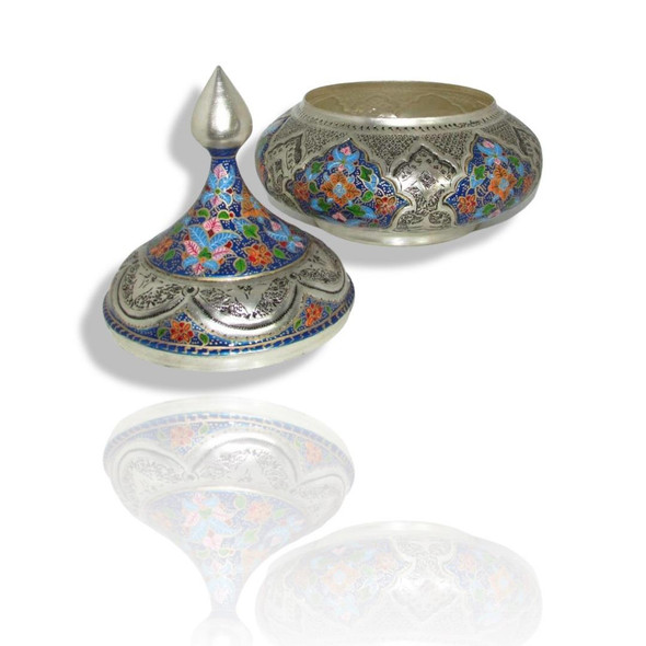 Artisan Artisan Engraved copper candy bowl High-Resolution Product Shot
