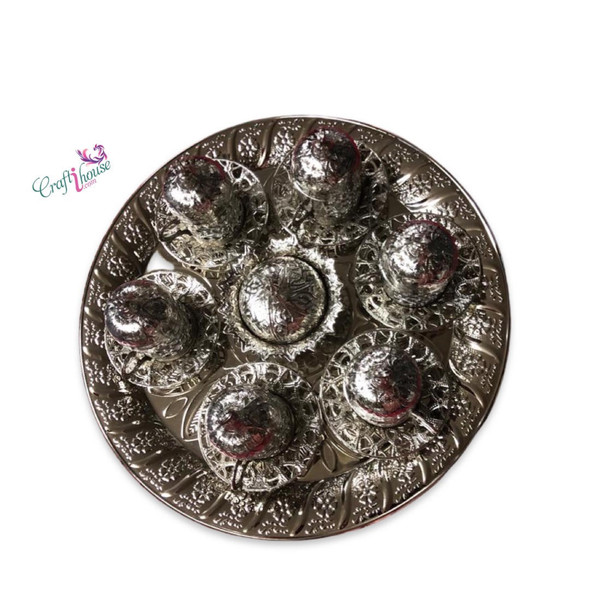 Exclusive Turkish Turkish Coffee Turkish Metal Fine Craftsmanship Detail