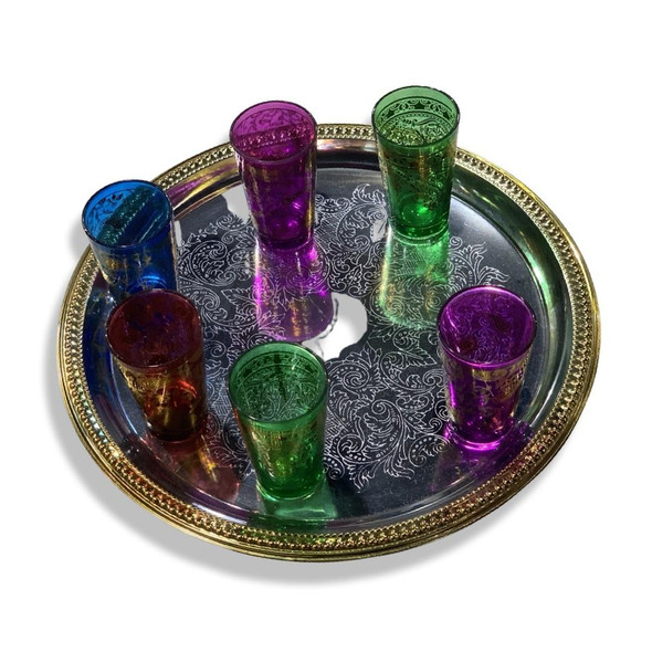 Luxury Moroccan Moroccan Tea 6 glasses Premium Design Showcase