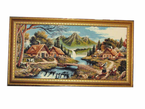 Luxury Wall Decor Carpet 3d Effect Rug Machine Made 100x50cm Premium Design Showcase