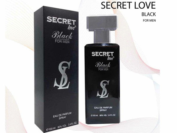 Luxury Black  Secret Love  , 100ml Perfume , Men Perfume , Dubai souvenir Premium Design Showcase