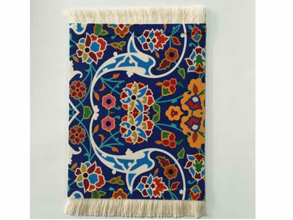 Blue Pattern Tile Mouse Pad.oriental Mouse | Sophisticated Boutique Accessory | Crafted In Dubai - Luxury Handcrafted Art Craftihouse Dubai