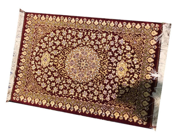 Handmade Silk Carpet Qom Silk Carpet Light Brown Silk Carpet | Luxury Heritage Decor & Unique Artisan Piece - Luxury Handcrafted Art Craftihouse Dubai