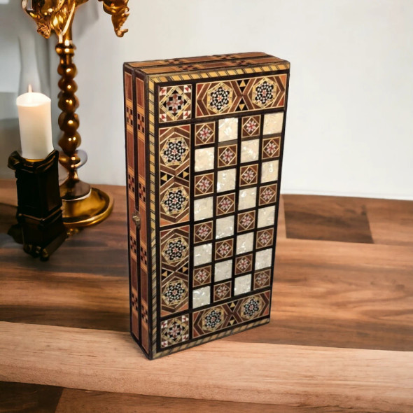 SYRIAN HANDMADE BACKGAMMON