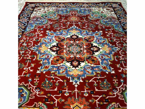 Stunning Boho Style Handmade Kilim Machine Made 150x100cm Red Pattern Kilim | Sophisticated Middle Eastern Art & Home Anchor - Luxury Handcrafted Art Craftihouse Dubai