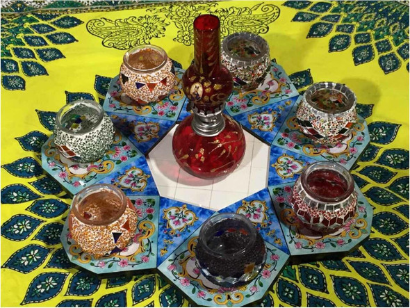 Exclusive Tea Candle Set Dewali Fine Craftsmanship Detail