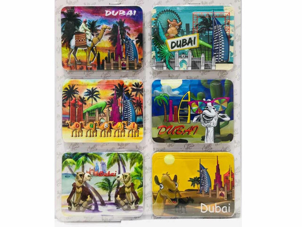 Set Of 6pcs Fridge Magnets | Handcrafted Fridge Magnet | Traditional Souvenir - Luxury Handcrafted Art Craftihouse Dubai