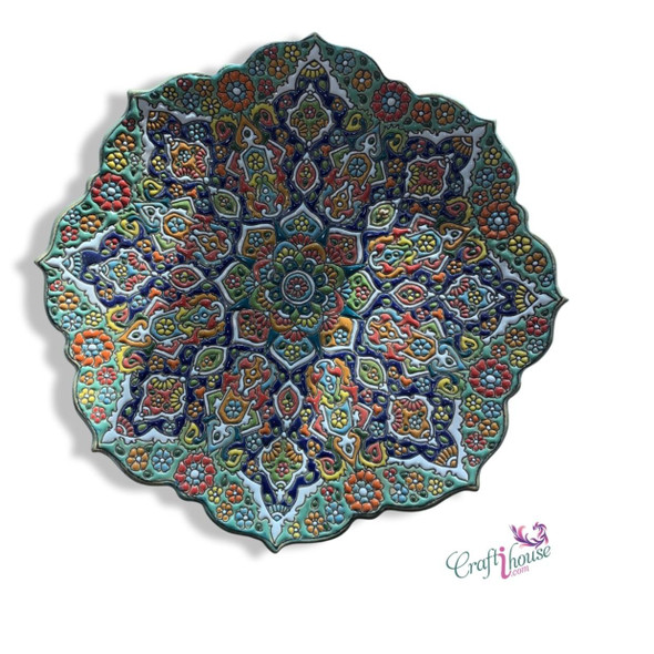 Luxury Beautiful Ceramic Plate A Lovely Premium Design Showcase
