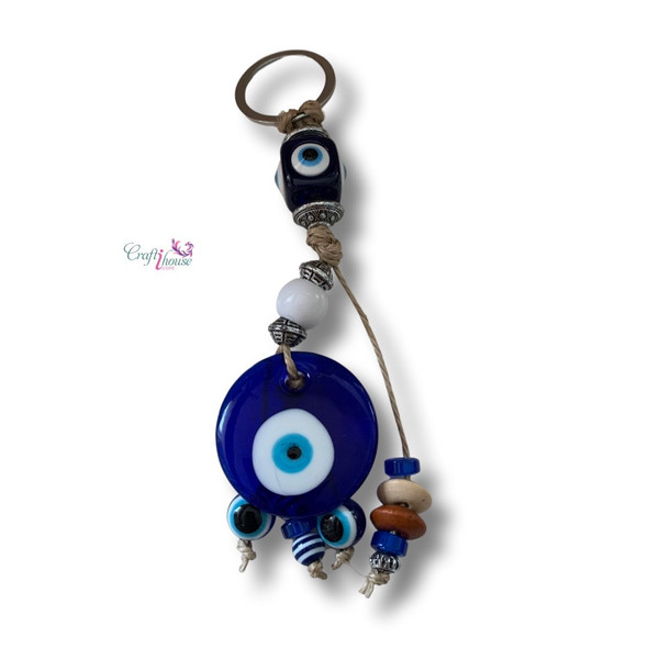 Evil Eye Keychain , Turkish Evil Eye  , Nazar Protection ,Perfect Gift