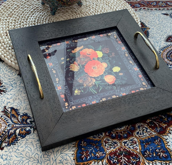 Luxury Artisan ceramic tiles floral pattern Premium Design Showcase