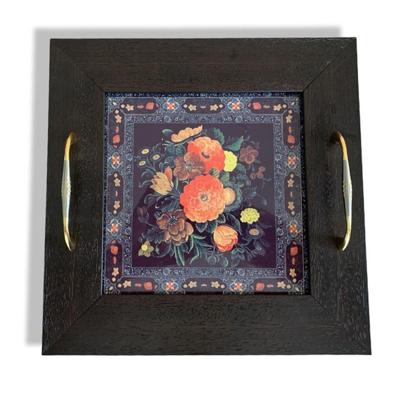 Exclusive Artisan ceramic tiles floral pattern Fine Craftsmanship Detail