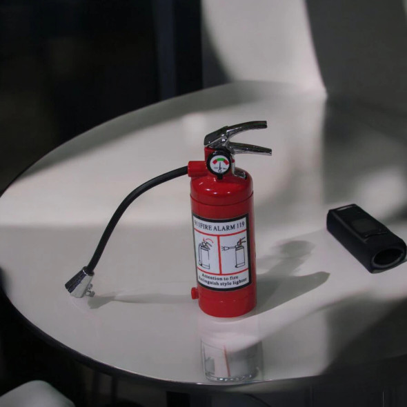 Luxury Fire Distinguisher Lighter Smoker Lighter Premium Design Showcase