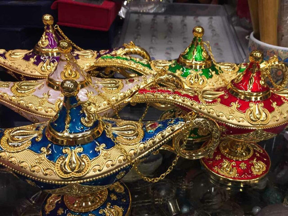 20 Cm Multi-color Enamel Magic | Artisan Home Decor | Unique Middle Eastern Piece - Luxury Handcrafted Art Craftihouse Dubai